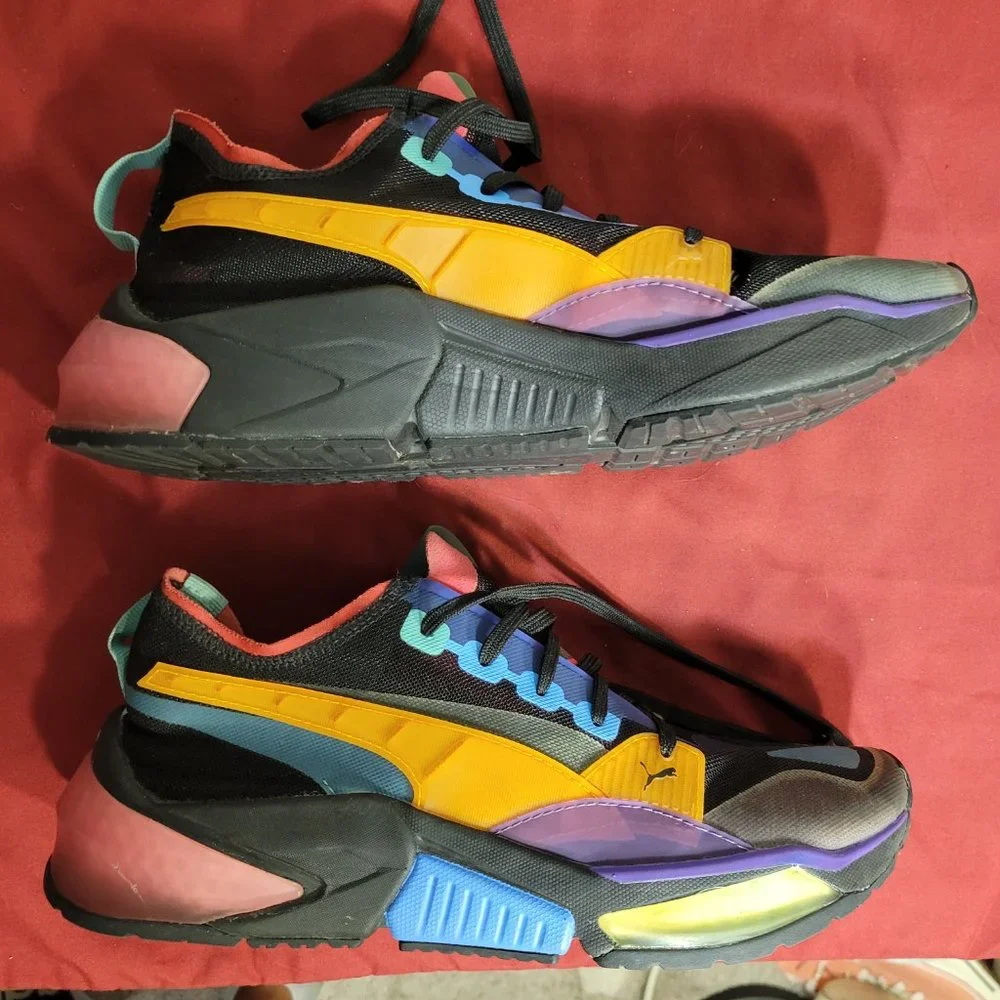 Puma LQDCELL Optic Sheer 'Black Rose Turquoise'  Size  7.5 - Picture 10 of 16